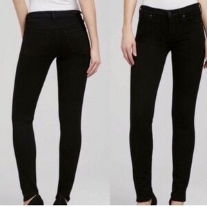 Citizen of Humanity Black Avedon Slick Skinny Jeans Size 28